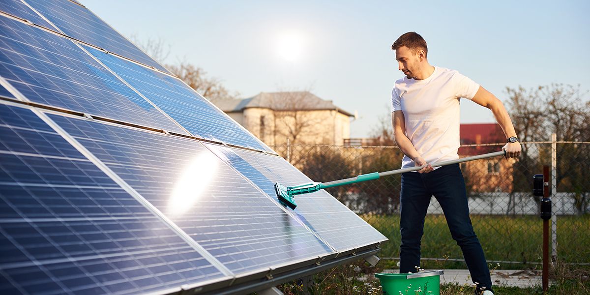 Clean Solar Panels