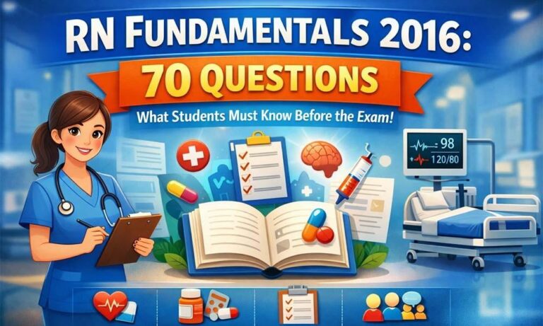 Master the RN Fundamentals 2016 70 Questions Exam