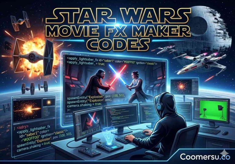 Master Star Wars Movie FX Maker Codes